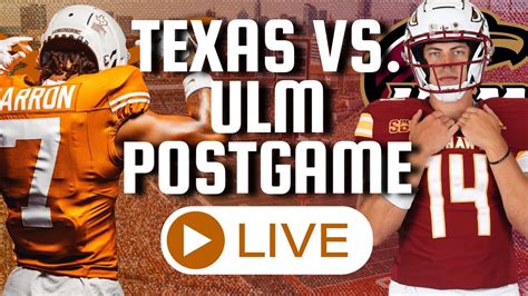 Texas Longhorns Defeat ULM Warhawks 51 3 Instant Reactions Arch