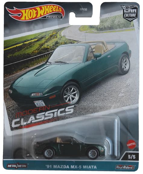 Hot Wheels Mazda Mx Miata Modern Classics Green Stock