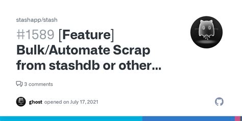 Feature Bulkautomate Scrap From Stashdb Or Other Scraper · Issue