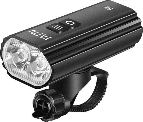 Amazon TATTU B8 Bike Light Rechargeable Bicycle Headlight 1800