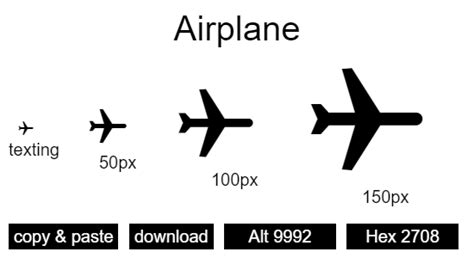 Airplane Emoji And Codes