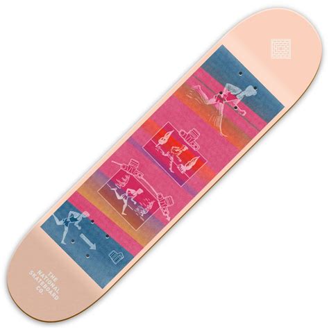 The National Skateboard Co Action High Concave Skateboard Deck 85