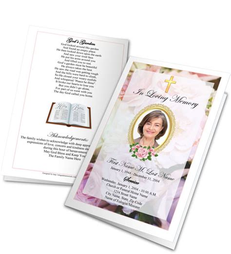 Funeral Program Clipart Funeral Programs Graphics Images Elegant