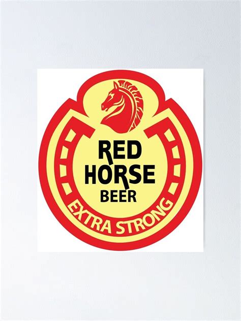 "Redhorse Philippines Beer" Poster for Sale by estudio3e | Beer poster ...