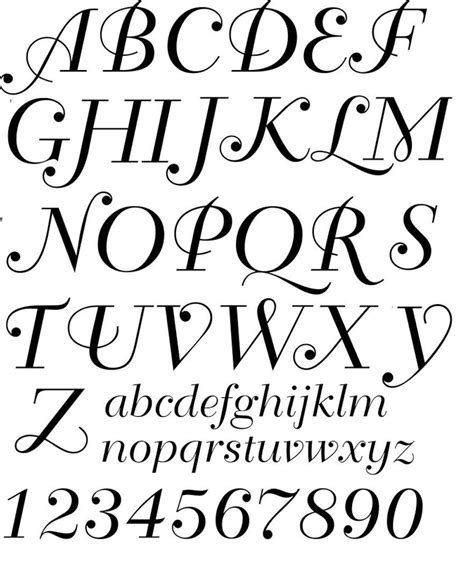 Fancy Script Alphabet Monograms Ceramic Decals Enamel Decal Fusible Decal Glass Fusing Decal ...