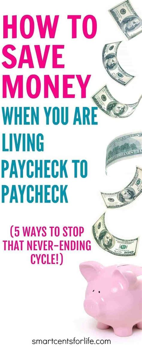 Saving Money When You Are Living Paycheck To Paycheck Can Be Difficult