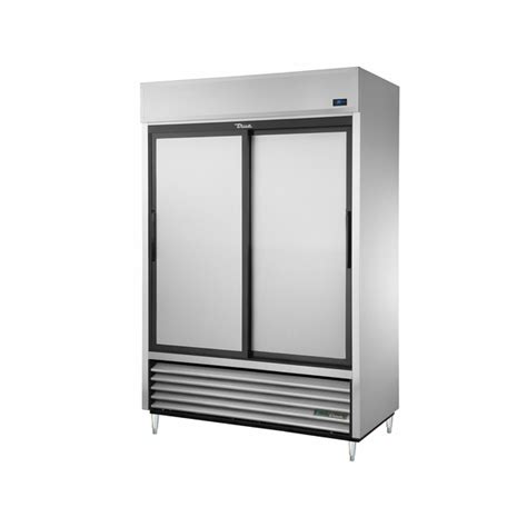 True TSD 47 HC Refrigerator Reach In 2 Stainless Steel Sliding