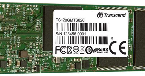 Transcend 120GB 820S M 2 SATA III Internal SSD TS120GMTS820S B H