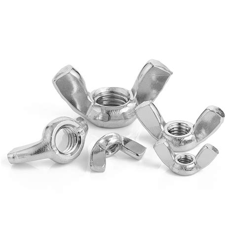 Wing Nut DIN315 Stainless Steel M3 M4 M5 M6 M8 M10 M12 Butterfly Nut