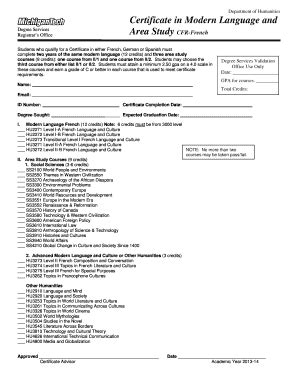 Fillable Online Mtu Certificate Audit Forms The Registrar S Office