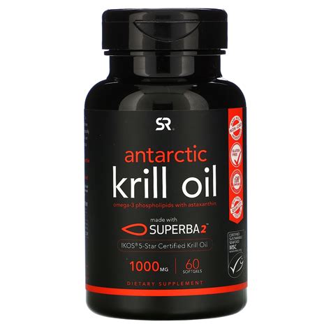 Sports Research SUPERBA 2 Antarctic Krill Oil With Astaxanthin 1 000