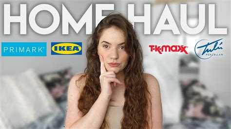 Veliki Home Haul Primark Tkmaxx Ikea Youtube