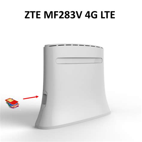 ZTE MF283V Modem Internet Fibre Sim Card Support Unlock 4G LTE