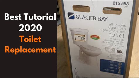 Home Depot Glacier Bay Toilet Replacing Your Toilet Youtube