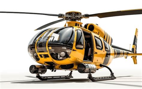 Premium AI Image | Stunning Helicopter Tail Skid Skag Isolated on White ...