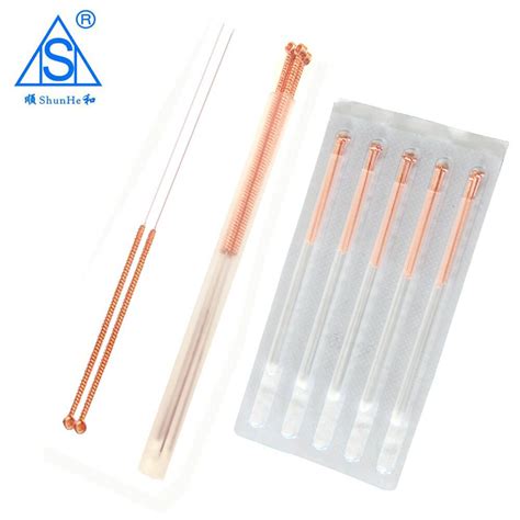 Copper Handle Acupuncture Needle With Tube Hualun