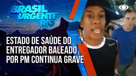 Estado de saúde do entregador baleado por policial continua grave YouTube