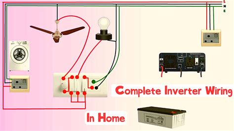 Complete House Wiring With Inverter Connection Inverter Wiring