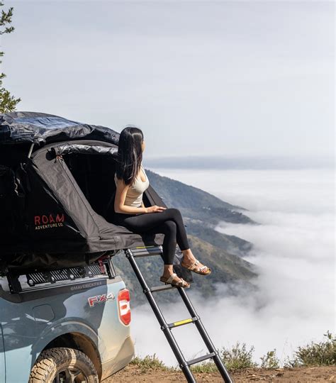 Camping Above The Clouds With The Maverick On 2” Lift 245 65 Wildpeaks Roam Tent Xtrusion