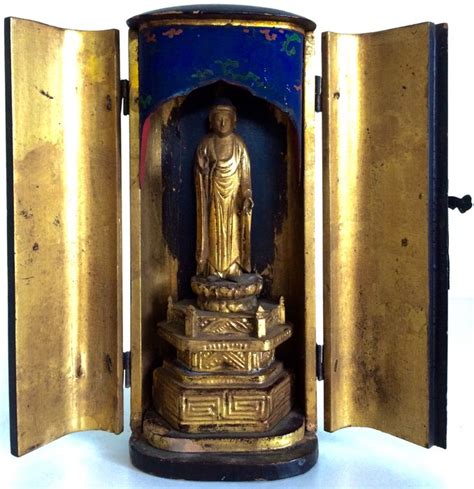 Original Buddhist Butsudan Or Home Altar Depicting Buddha Catawiki