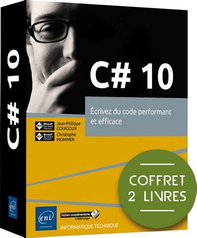 C 10 Coffret de 2 livres Écrivez du code performant et efficace