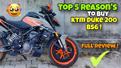 Top 5 Reason S To Buy Ktm Duke 200 Bs6 Full Review YouTube