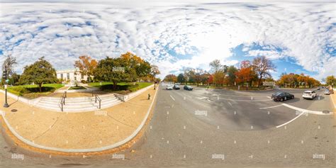 360° view of Washington DC, USA - October 28, 2023: Transportation