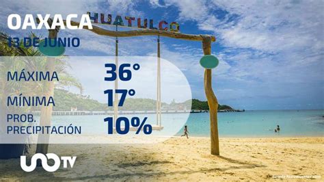 Clima Oaxaca 13 De Junio 2023 Altas Temperaturas UnoTV