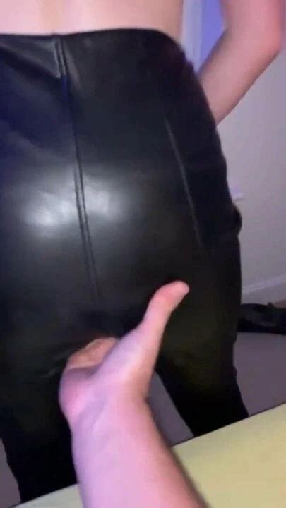 Hubby Can T Keep His Hands Off My Leather Trousers British Amateur Porn XHamster