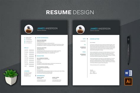 Professional Resume Word Template – MasterBundles