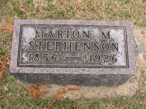 Marion Matthew Stephenson Homenaje De Find A Grave