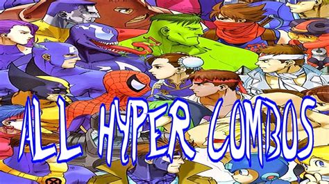 Marvel Vs Capcom All Hyper Combos YouTube