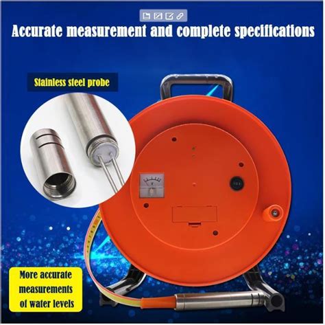 Deep Well Water Sounder Sensor Water Level Meter 400m Deeper