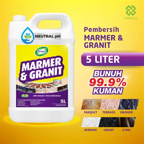 Jual Primo Pembersih Marmer Granit Parquet Antibacterial L Shopee