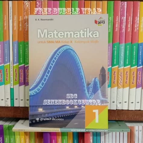 Jual Buku Matematika Kelas 1 X 10 SMA K13 Revisi Erlangga Shopee