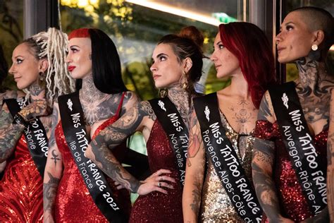 Miss Tattoo France Le Sacre D Olivia Miss Auvergne Rh Ne Alpes