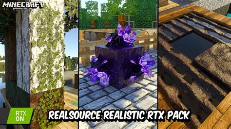 El Rtx Mas Realista De Minecraft Bedrock Realsource Realistic