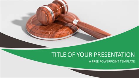 Justice And Law Powerpoint Template