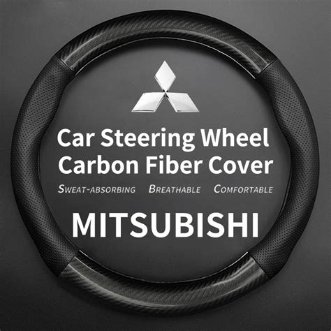 Mitsubishi Steering Wheel Protector Cover Carbon Fiber For Xpander