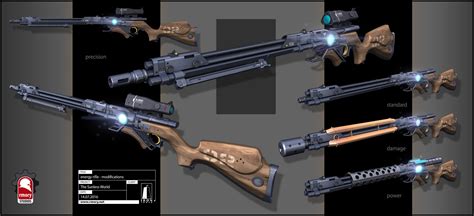 ArtStation - Energy Rifle - The Sunless World