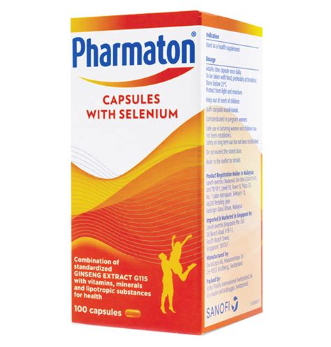 Our Products Pharmaton® Vitamins With Selenium For Adults