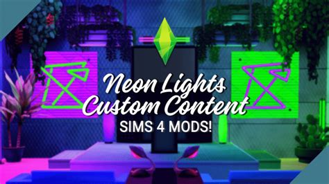 Sims 4 Neon Lights Cc That Will Enhance Gameplay