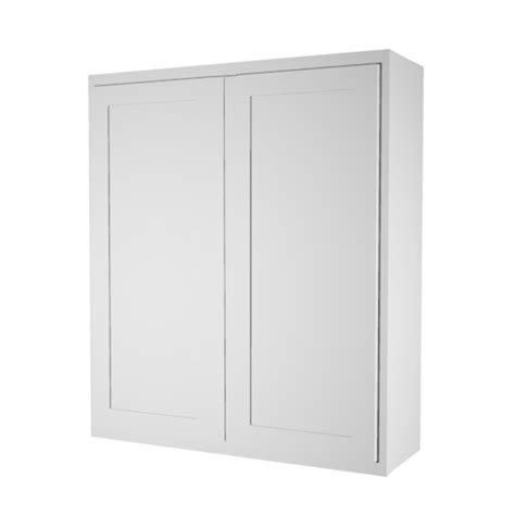 Spring Orchard Georgetown Maple White 36 X 42 Wall Cabinet With Butt