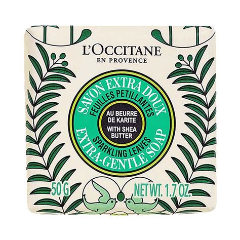 Buy Loccitane Shea Sparkling Leaves Extra Gentle Soap 50g Online At