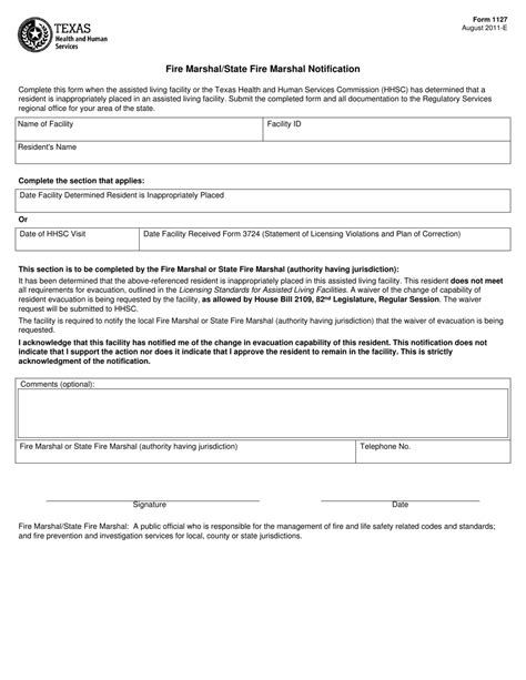 Form 1127 Fill Out Sign Online And Download Fillable Pdf Texas Templateroller