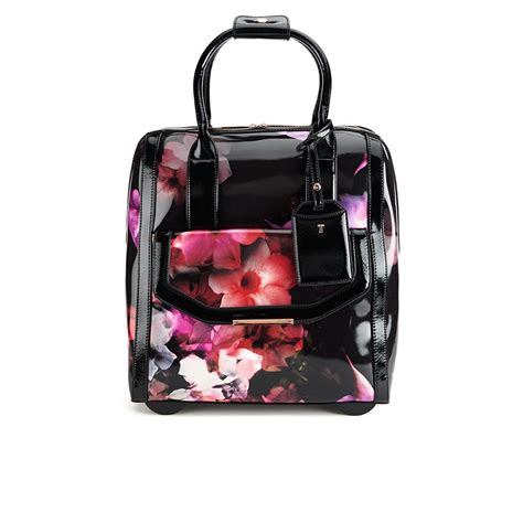 Ted Baker Women S Connie Cascading Floral Travel Bag Black