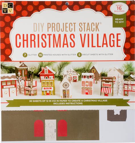 DCWV Christmas Village Project Stack Sharon Callis Crafts