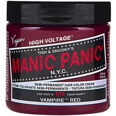 Manic Panic High Voltage Classic Hair Colour 118ml Vampire Red Dennis Williams From Uk