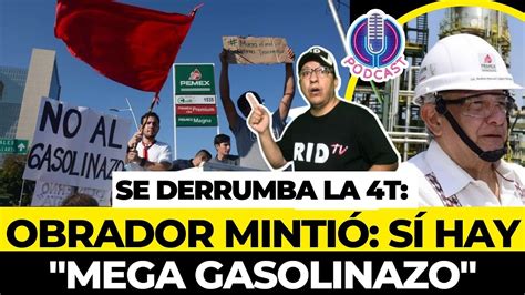 MINTIÓ SÍ HAY GASOLINAZO y AUMENTARON TARIFAS del TREN MAYA ya NO