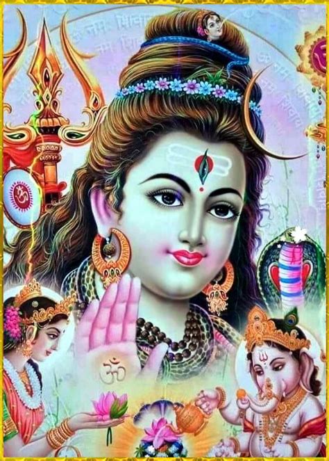 🌺 Om Namah Shivaya ॐ Shiva Art Lord Ganesha Paintings Shiva Lord